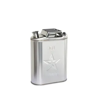 【巧可】加厚201不鏽鋼油桶 柴油桶 容器桶(10L大容量汽油桶 大容量容器)