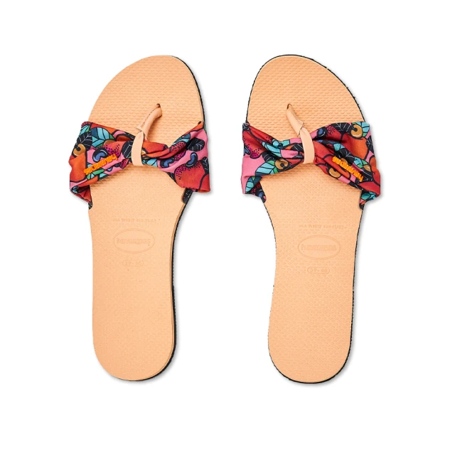 havaianas 哈瓦仕havaianas 哈瓦仕 Havaianas You St Tropez 女鞋 粉色 哈瓦仕 蝴蝶結 拖鞋 4140714-0027W