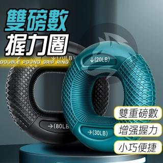 【Michael Fitness 麥克健身】雙力度握力圈 矽膠握力器 矽膠握力圈 增強臂力(握力球 握力 腕力 舒壓)