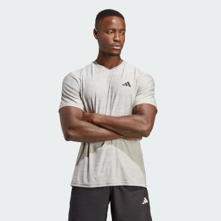 【adidas 愛迪達】短袖上衣 男 運動 亞規 TR-ES STRETCH T 灰 IC7416(S3010)