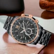 【CITIZEN 星辰】亞洲限定經典光動能電波計時手錶 腕錶 黑色  男錶 畢業 禮物(CB5884-88H)