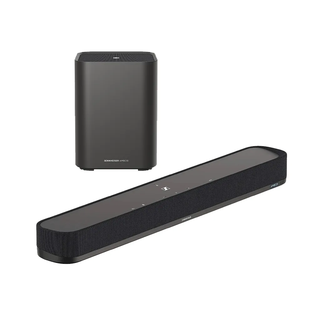 【SENNHEISER 森海塞爾】Soundbar 聲霸 家庭劇院(AMBEO Mini + Sub)