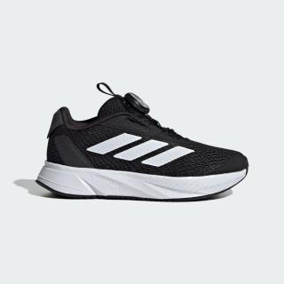 【adidas 愛迪達】運動鞋 童鞋 中童 大童 旋鈕式 DURAMO SL BOA K 黑白 ID2781