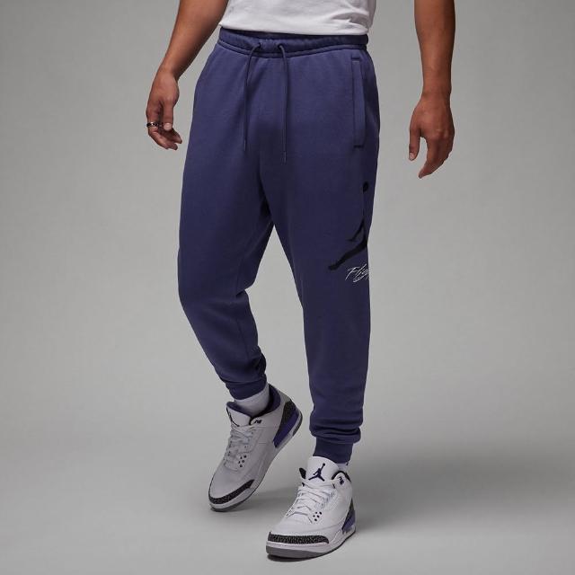 【NIKE 耐吉】休閒長褲 抓絨  AS M J ESS FLC BASELINE PANT 男款 紫(FD7346502)