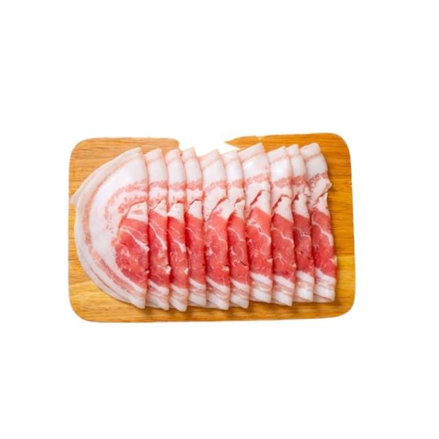 【RealShop】台灣豬五花火鍋片500g±10%/份(3入組 真食材本舖)