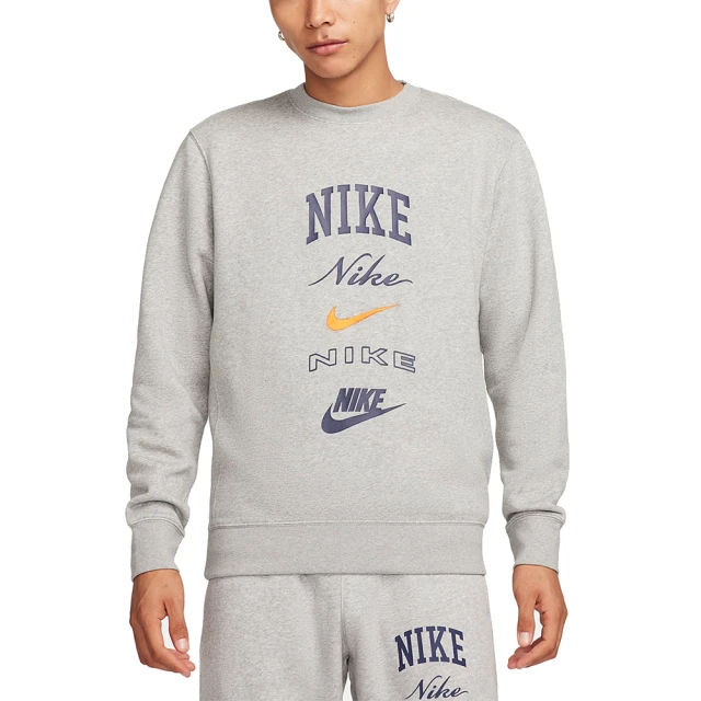 NIKE 耐吉 圓領長袖T恤 AS M NK CLUB BB CREW STACK GX 男 - FN2611063