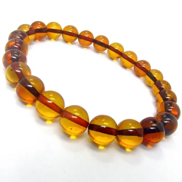小樂珠寶】頂級全淨體紅茶珀琥珀蜜蠟手珠手鍊U87(健康平安人緣