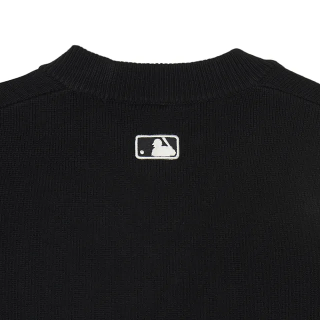 【MLB】女版針織衫 Heart系列 紐約洋基隊(3FKCH0241-50BKS)