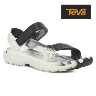 【TEVA】女輕量涼鞋 抗水寬楦 水陸輕量涼鞋/雨鞋/水鞋 Hurricane Drift 原廠(黑色-TV1134351BSWRL)
