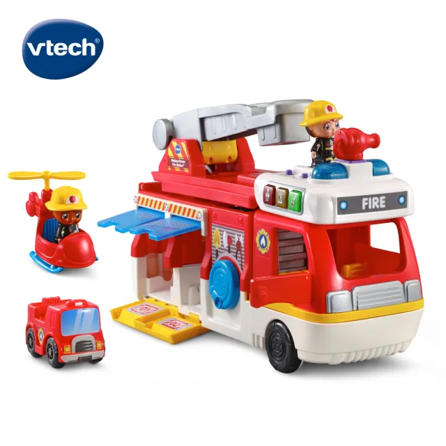 【Vtech】2合1消防英雄豪華救援組(情境英語學習玩具)