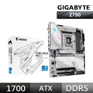 【GIGABYTE 技嘉】Z790 AORUS PRO X 主機板+威剛 D5 16G*2/5600 Lancer 白 記憶體(M+D5R 組合包)