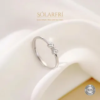 【SOLARFRi】輕奢閃耀戒指｜可調整戒圍大小禮盒包裝(閨蜜求婚女友老婆情人生日禮物)