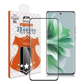 【VXTRA】OPPO Reno11/Reno11 Pro 全膠貼合 3D滿版疏水疏油9H鋼化頂級玻璃膜-黑