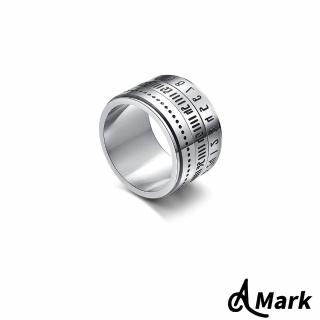 【A MARK】鈦鋼戒指 旋轉戒指/時光流轉旋轉時刻316L鈦鋼戒指(3色任選)