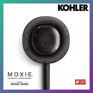 【KOHLER】MOXIE 2.0 藍芽魔音手持花灑 消光黑(配備Harman Kardon藍芽無線喇叭)