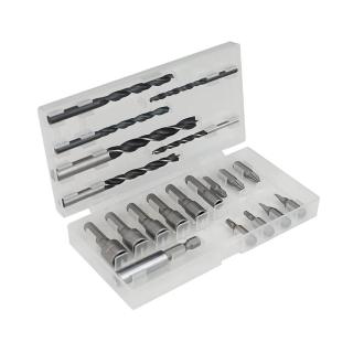 【WORX 威克士】電動工具套裝 起子頭 金屬鑽 木工鑽 套筒(WA1622)