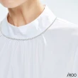 【iROO】綴珠鍊條襯衫