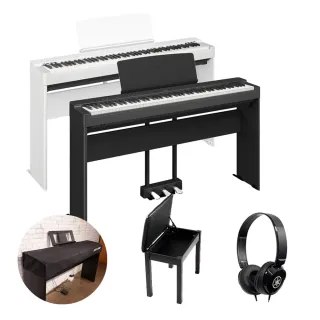 【Yamaha 山葉音樂】P225 88鍵 數位鋼琴 電鋼琴 附琴椅可放樂譜(贈原廠耳機/保養油組/原保一年/全新公司貨)