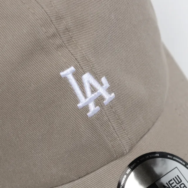 NEW ERA】棒球帽Casual Classic MLB 棕白可調式帽圍洛杉磯道奇LAD 老帽 