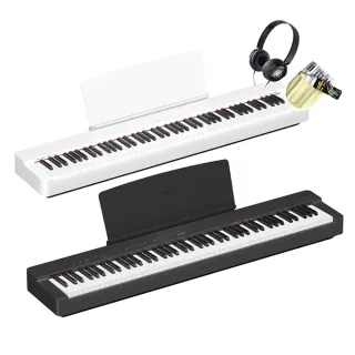 【Yamaha 山葉音樂】P225 88鍵 數位鋼琴 電鋼琴 單主機(贈原廠耳機/保養油組/原保一年/全新公司貨)