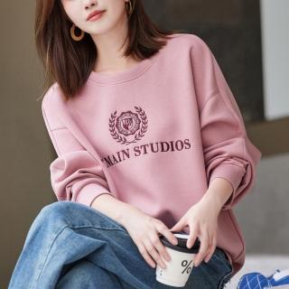 【ONEY 歐妮】★休閒寬鬆字母上衣(長袖/女裝)