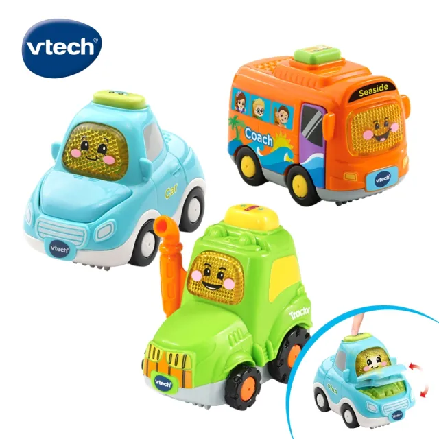 【Vtech】嘟嘟聲光互動小車(多款任選)