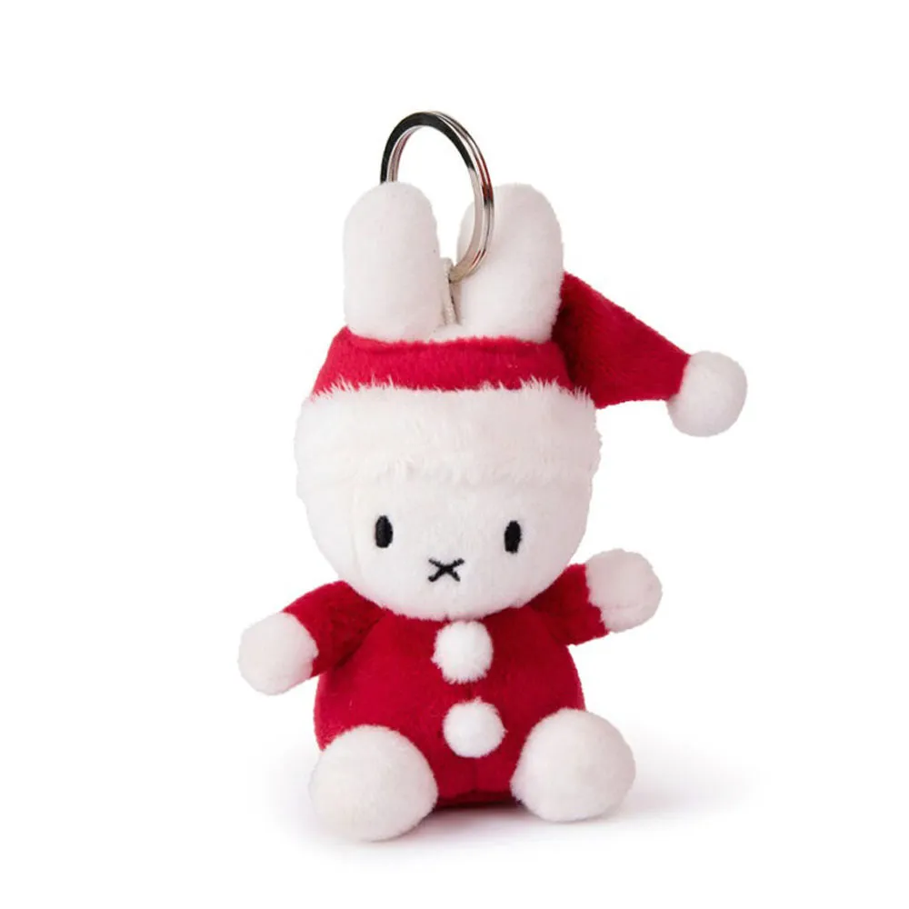 【BON TON TOYS】Miffy米菲兔鑰匙圈-聖誕兔 10cm