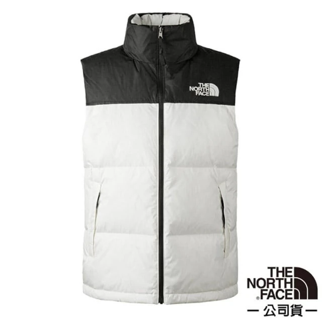 The North Face ICON 熱賣款 經典配色透氣保暖鵝絨背心(3JQQ-QLI 黑白)