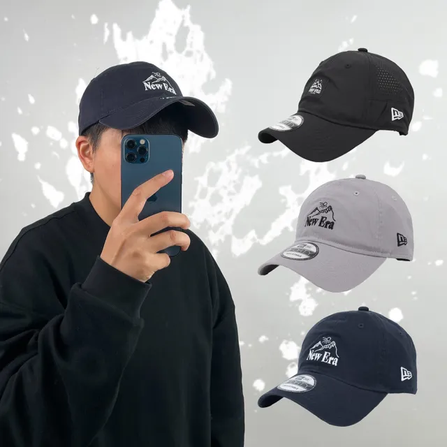 NEW ERA】棒球帽Mountain Logo Cap 940帽型可調式帽圍刺繡老帽帽子單一