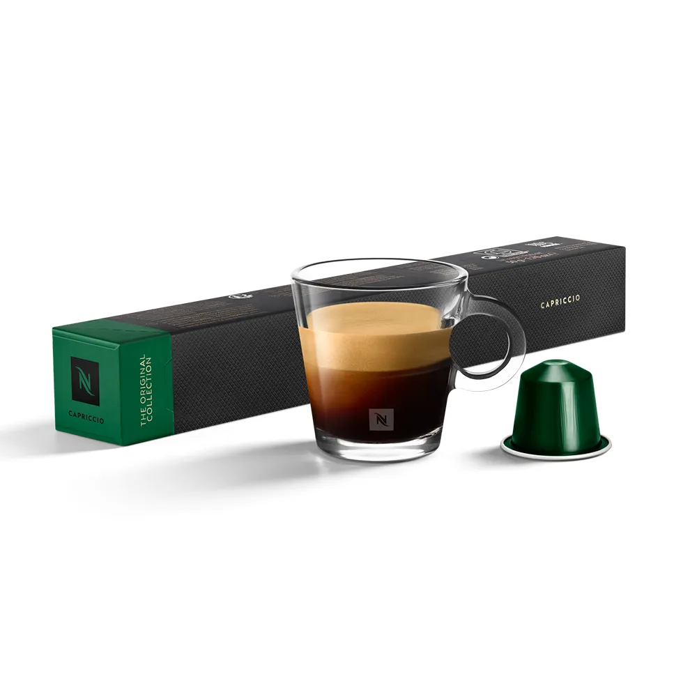 【Nespresso】Capriccio卡碧奇歐咖啡膠囊_層次豐富而鮮明(10顆/條;僅適用於Nespresso膠囊咖啡機)