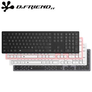 【B.Friend】RB730 2.4G 無線藍芽雙模智慧鍵盤(win/mac 切換)