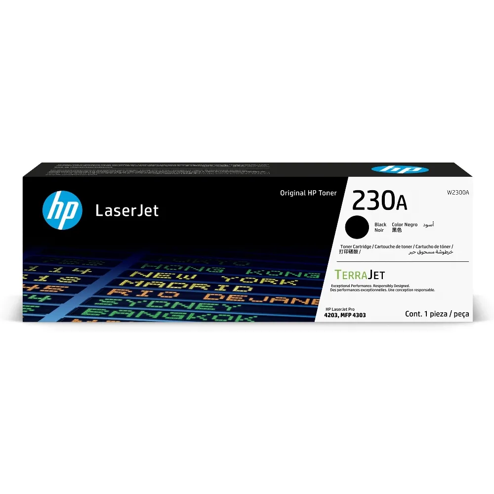 【HP 惠普】Laser 230A 黑色原廠碳粉匣(W2300A)