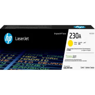 【HP 惠普】官方直營 Laser 230A 黃色原廠碳粉匣(W2302A)