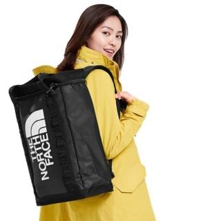 【The North Face】大Logo 26L多功能日用減壓雙肩背包/書包(3KYF-KY4 黑 N)