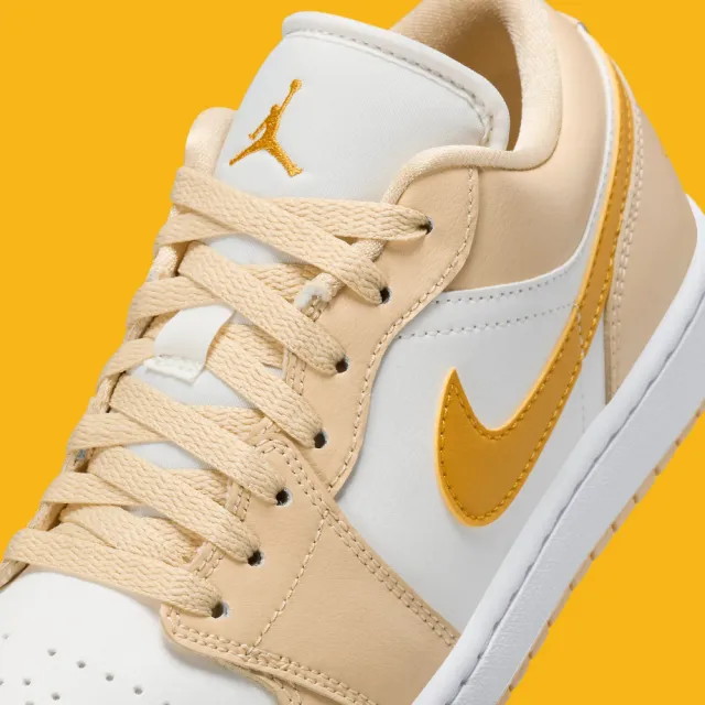 NIKE 耐吉】休閒鞋AIR JORDAN 1 LOW W TEAM GOLD 黃油女款男段DC0774