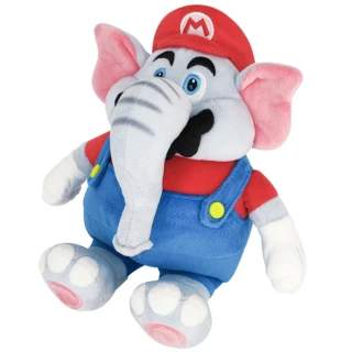 【Nintendo 任天堂】任天堂正版授權娃娃 瑪利歐 驚奇 大象瑪利歐 玩偶 娃娃(S)
