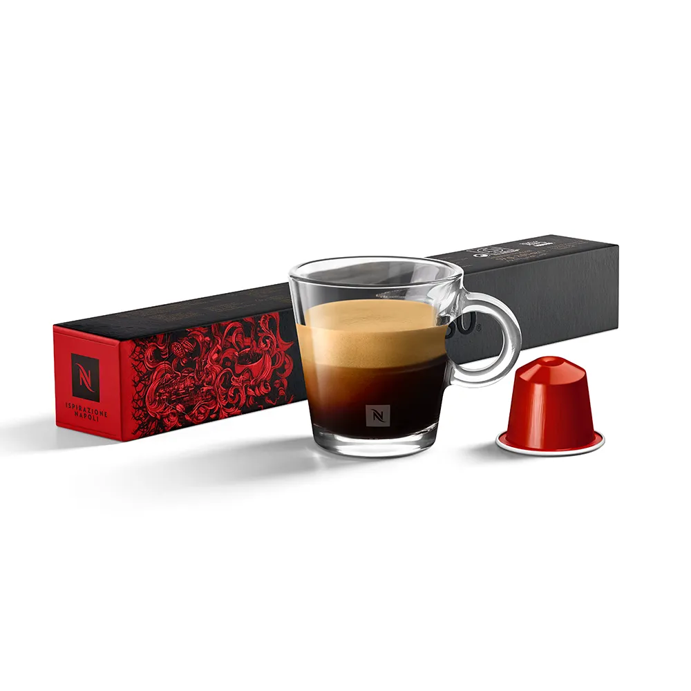 【Nespresso】Ispirazione Napoli義式經典拿坡里咖啡膠囊(10顆/條;僅適用於Nespresso膠囊咖啡機)