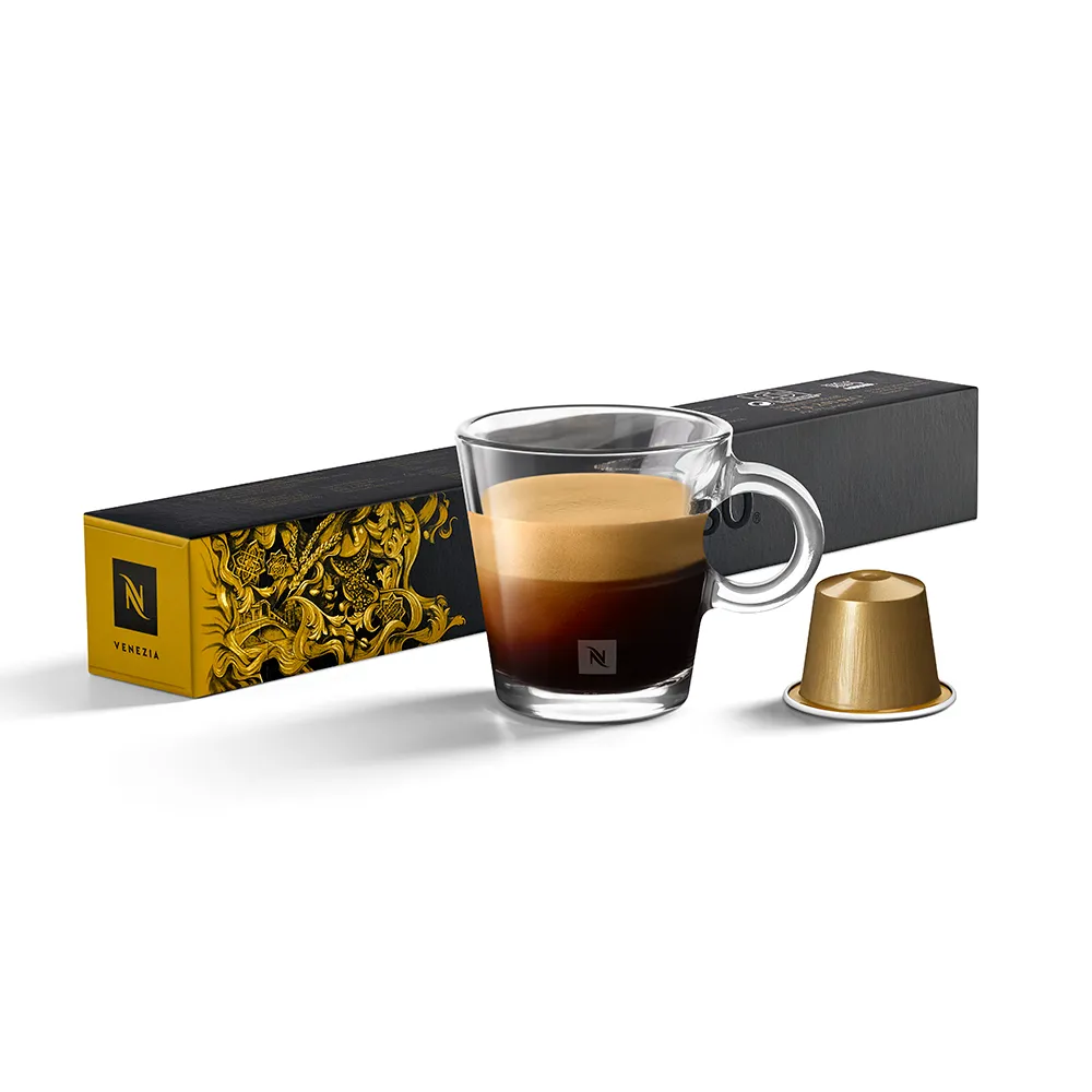 【Nespresso】Ispirazione Venezia義式經典威尼斯咖啡膠囊(10顆/條;僅適用於Nespresso膠囊咖啡機)