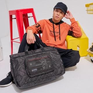 【OUTDOOR 官方旗艦館】七龍珠超-悟空摺疊旅行袋-黑色