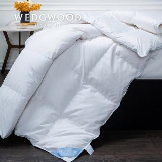 【WEDGWOOD】90/10白鴨絨羽絨四季舒眠被 台灣製(加大)