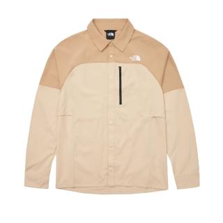 【The North Face】TNF 長袖襯衫 吸濕排汗防曬 M FIRST TRAIL UPF L/S SHIRT - AP 男 卡其(NF0A83TJPV6)