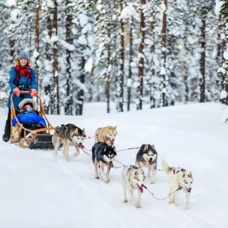 【芬蘭極光之旅15日】聖誕老公公村(北歐破冰船 帝王蟹之旅 哈士奇雪橇)