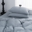 【LASOL 睡眠屋】360織60支100%天絲_莫蘭迪系列兩用被床包枕套組(雨過天晴-加大)