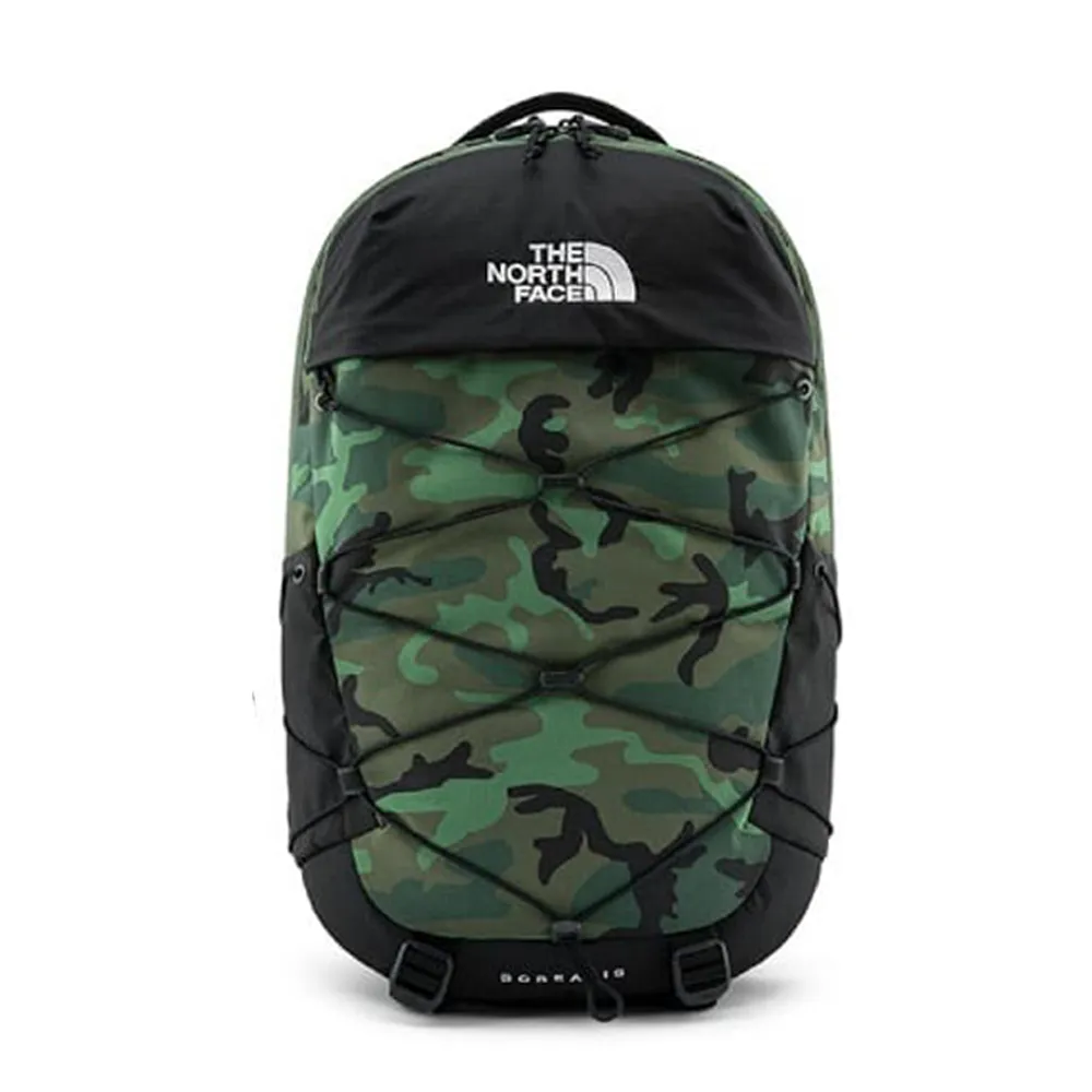 【The North Face】BOREALIS 抗撕裂多功能後背包28L.通勤包.電腦包(52SE-28F 迷彩 N)