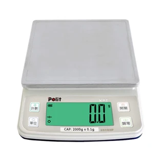 【Polit 沛禮】KPT充電式電子秤 最大秤量2kg 3kg 6kg(超高CP值 料理秤 蓄電 磅秤)