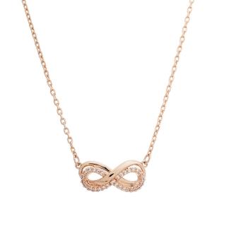 【SWAROVSKI 施華洛世奇】Hyperbola 玫瑰金水晶項鍊(本 月 促 銷)