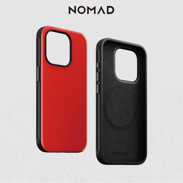 【NOMAD】iPhone 15 Pro 6.1-運動彩酷保護殼-紅(支援MagSafe無線充電)