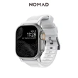 【NOMAD】Apple Watch 49/45/44/42mm 專用高性能橡膠質感錶帶-白銀(機能防潑水/耐高溫耐油性)