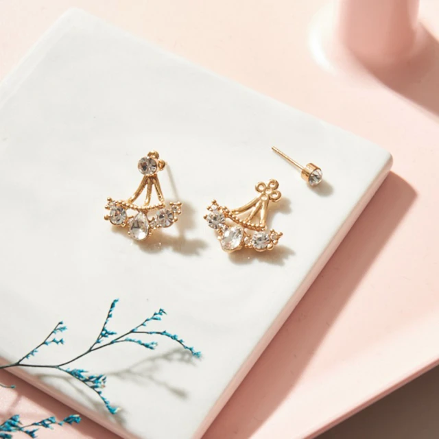 Dior 迪奧 經典古銅色金屬鍊條JADIOR大小珍珠造型穿