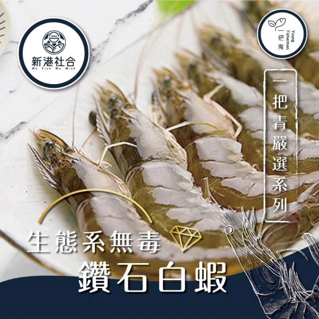 狂吃crazy eat 巨特級活凍大白蝦850gx6盒(新春